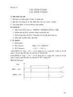 Lệnh vi phân trong PLC