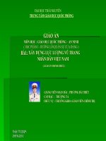 GIÁO ÁN MÔN HỌC: XÂY DỰNG LỰC LƯỢNG VŨ TRANG NHÂN DÂN VIỆT NAM pptx