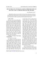 báo cáo nghiên cứu khoa học  ''''một số nhận xét về nội dung chương trình phân môn tập đọc lớp 2, lớp 3 và phương pháp dạy học phù hợ''''