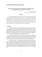 báo cáo nghiên cứu khoa học  khảo sát sự hài lòng của du khách đối với hoạt động du lịch sinh thái ở phong nha - kẻ bàng