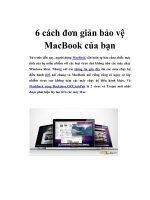 6 cách đơn giản bảo vệ MacBook của bạn doc