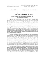 chỉ thị  40 của Ban Bí thư TW ngày 15 tháng 6 - 2004