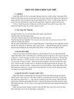 MỘT SỐ TRÒ CHƠI TẬP THỂ full pdf