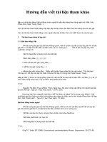 hướng dẫn viết tài liệu tham khảo