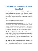 Cách thiết kế giáo án và đánh giá kết quả học tập – Phần 2 pdf