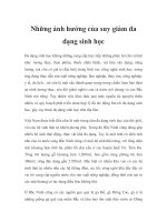 Những ảnh hưởng của suy giảm đa dạng sinh học pot