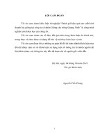 Đánh giá hiệu quả sản xuất kinh doanh lúa giống tại công ty cổ phần Giống cây trồng Quảng Ninh