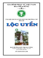 chương trình tu học trại lộc uyển