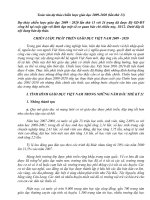 TOÀN VĂN DỰ THẢO CHIẾN LƯỢC GIÁO DỤC NĂM HỌC 2009-2010