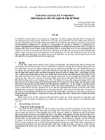 báo cáo khoa học  'tình hình nuôi cá mú ở việt nam  hiện trạng và các trở ngại về mặt kỹ thuật'