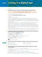 Unit 1: Living in a digital age pot