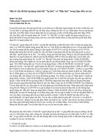 Một số vấn đề khi áp dụng tình tiết 