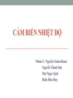 Cảm biến nhiệt độ nhóm 2 pdf
