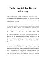 Tự chủ - Bản lĩnh thép dẫn bước thành công pdf