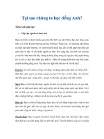 Tại sao chúng ta học tiếng Anh? pot