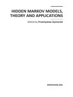 HIDDEN MARKOV MODELS, THEORY AND APPLICATIONS pot