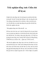 Trắc nghiệm tiếng Anh: Chần chừ dễ bị sai doc