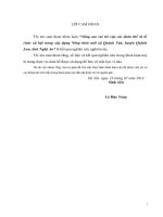 “Nâng cao vai trò của các đoàn thể và tổ chức xã hội trong xây dựng Nông thôn mới xã Quỳnh Văn, huyện Quỳnh Lưu, tỉnh Nghệ An”