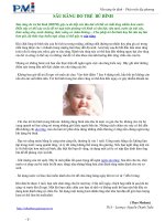 SÂU RĂNG DO TRẺ BÚ BÌNH pptx