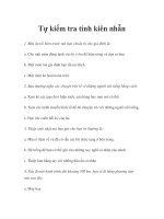 Tự kiểm tra tính kiên nhẫn doc