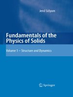 Fundamentals of The Physics of Solids doc