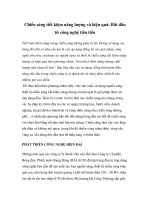 Chiếu sáng tiết kiệm năng lượng và hiệu quả: Bắt đầu từ công nghệ tiên tiến docx