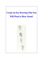 Create an Ear Drawing That You Will Want to Hear About! doc