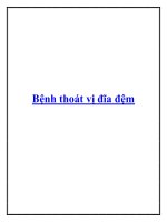 Bệnh thoát vị đĩa đệm docx