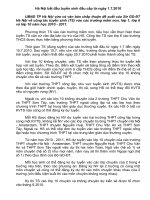 TUYỂN SINH NĂM HỌC 2010-2011