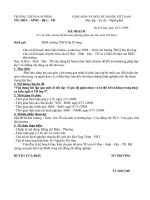 kế hoạch thực hiện chuyên đề