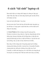 6 cách “tái sinh” laptop cũ pot