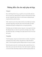 Những điều cần cho một phụ nữ đẹp potx