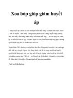 Xoa bóp giúp giảm huyết áp docx