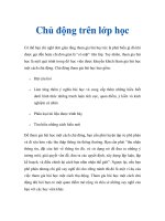 Chủ động trên lớp học pptx