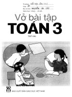 vở bài tập toán 3 - tập 2