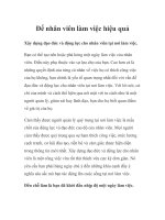 Để nhân viên làm việc hiệu quả pps