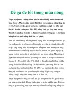 Để gà đẻ tốt trong mùa nóng doc