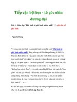 Tiếp cận hội họa - từ góc nhìn đương đại - Bài 3 pot