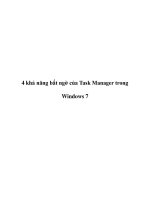 4 khả năng bất ngờ của Task Manager trong Windows 7 ppt