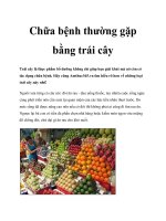 Chữa bệnh thường gặp bằng trái cây pps
