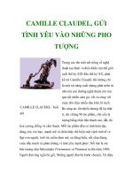 CAMILLE CLAUDEL, GỬI TÌNH YÊU VÀO NHỮNG PHO TƯỢNG potx