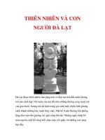 THIÊN NHIÊN VÀ CON NGƯỜI ĐÀ LẠT pot