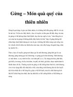 Gừng – Món quà quý của thiên nhiên pot