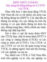 KIẾN THỨC CƠ BẢN Về chứng khoáng ppt