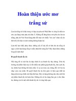 Hoàn thiện ước mơ trắng sứ potx