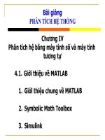 Phân tích hệ thống (phần mathlap) - TNUT pot