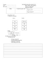 ĐỀ THI GIỮA KỲ II_TIẾNG VIỆT 1