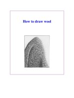 How to draw wool pptx