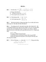 Đề Ôn luyện Thi TS vào 10