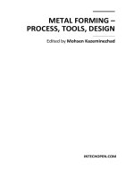 METAL FORMING – PROCESS, TOOLS, DESIGN pps